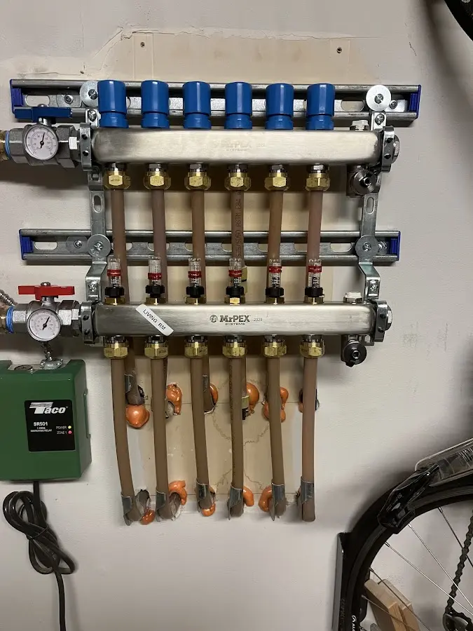 Plumber performing Leak Detection at a residential property in Ponchatoula